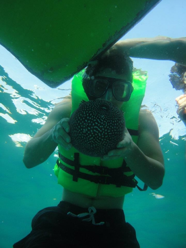 Disfruta bajo el agua